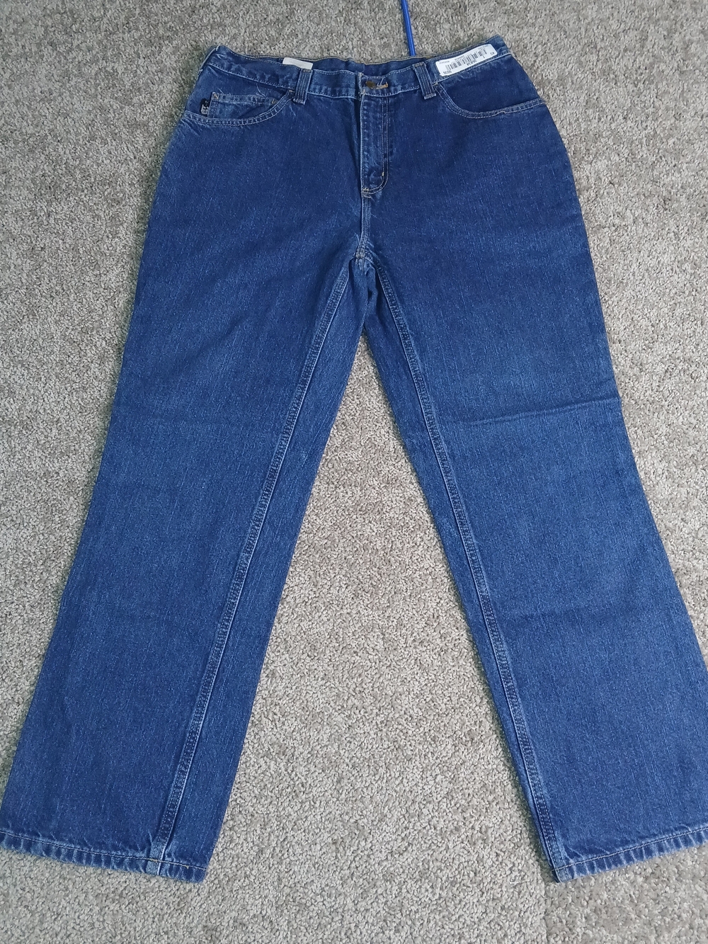 Carhartt Men's Flame Resistant Blue Denim Jeans 280-83 CAT2 Workwear - 34x32